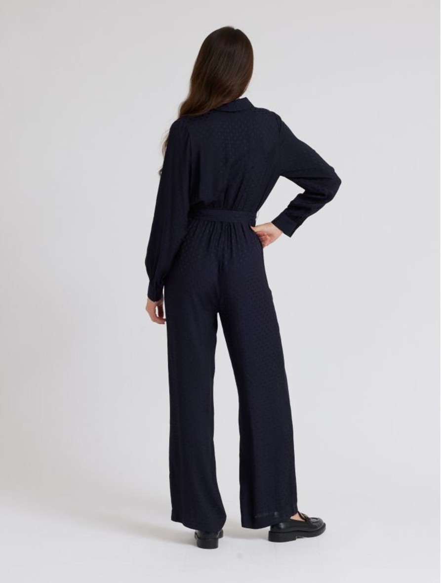 Kleren Idano | Effen Ivoren Jumpsuit